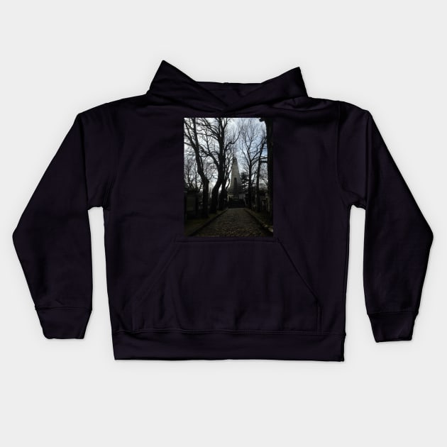 Gothic Graveyard Kids Hoodie by ThatBird